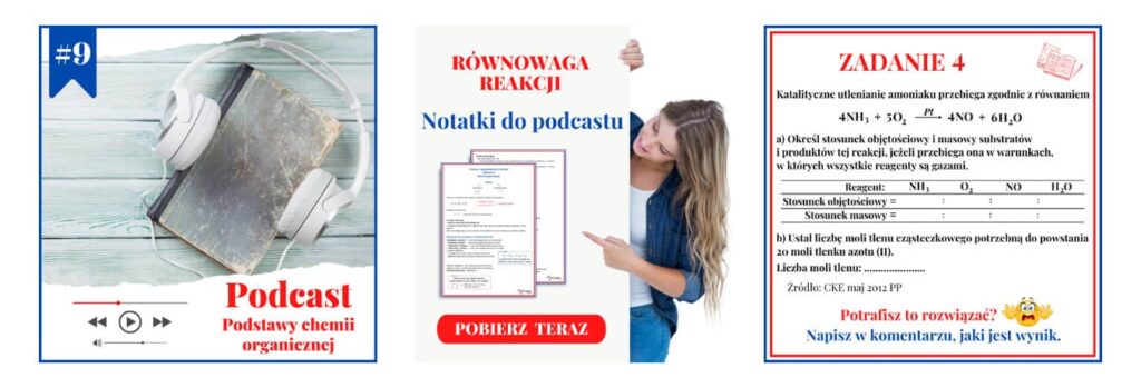 Portfolio graficzne – Magdalena Kotara – grafiki do social mediów dla marki edukacyjnej Chemia z egzaminatorem.